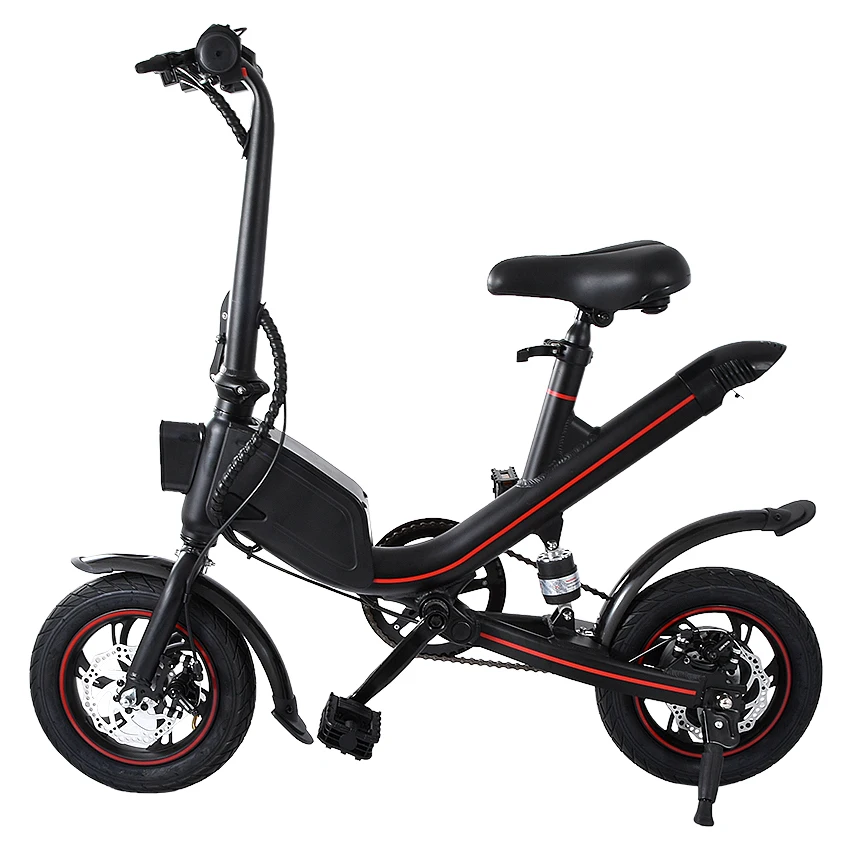  Mini Electric Bicycle 12 inch Wheel Foldable Electric Scooter Bike Instead Of Walking For Men Women