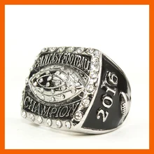 2016 fantasy football glory anillo campeonato recuerdo deporte anillos ee.uu. tamaño 11