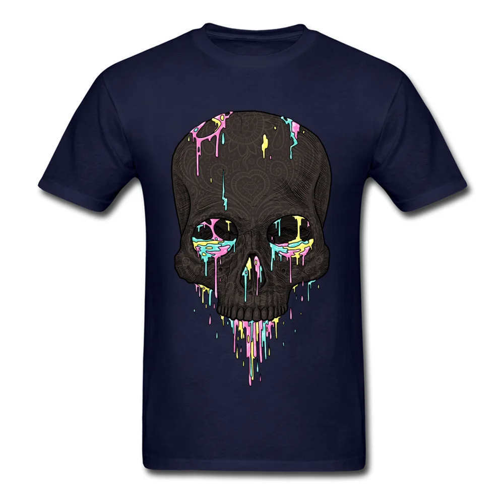 Summer Candy Drips Men's T Shirt 2018 Discount Father Day Short Sleeve O Neck 100% Cotton T Shirt Birthday Tshirts Candy Drips navy