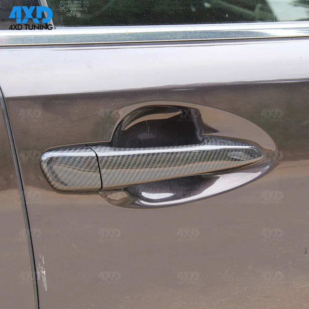 ES de carbono cubierta de la manija de la puerta para Lexus CT ES GS 350, 300, 450 h cubierta de la manija de la puerta exterior partes 4 piezas 2016, 2017, 2018, 2019