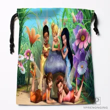 Пользовательские Питер Пэн и Дзынь дом мешки Drawstring печати Путешествия хранения мини-сумка Плавание Пеший Туризм игрушки мешок Размеры 18x22 см#180412-11-92