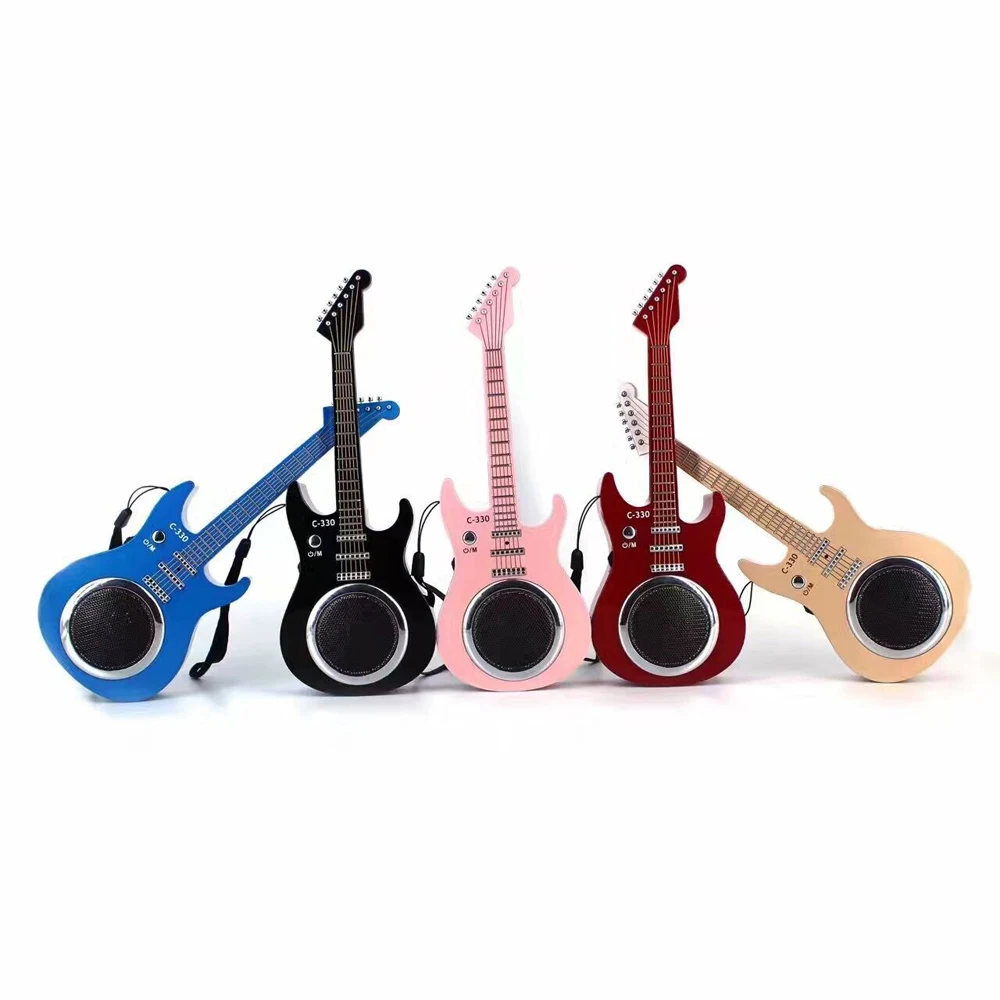 guitar shaped speaker