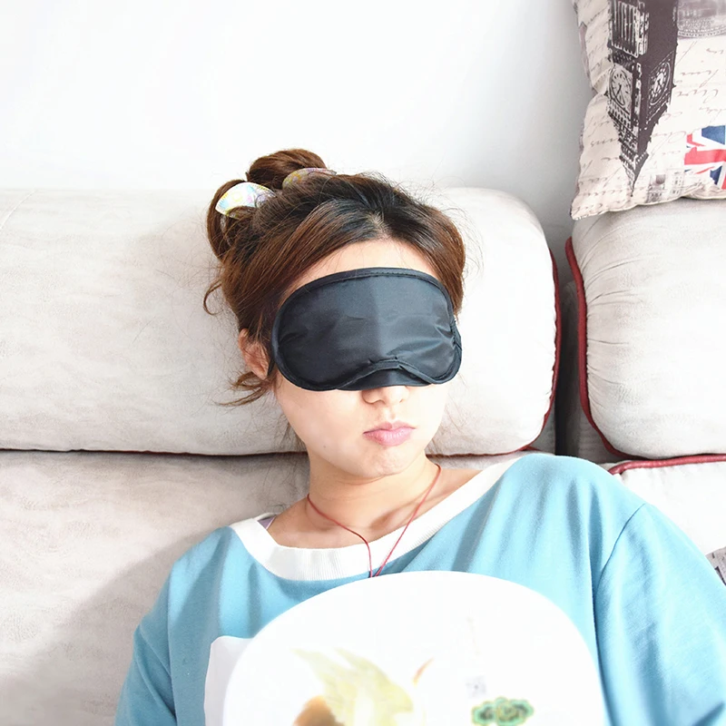 

Breathable Polyester Eyeshade Sleeping Eye Mask Cover Eye Patch Sleep Mask Portable Travel Sleep Rest Aid Eye Mask