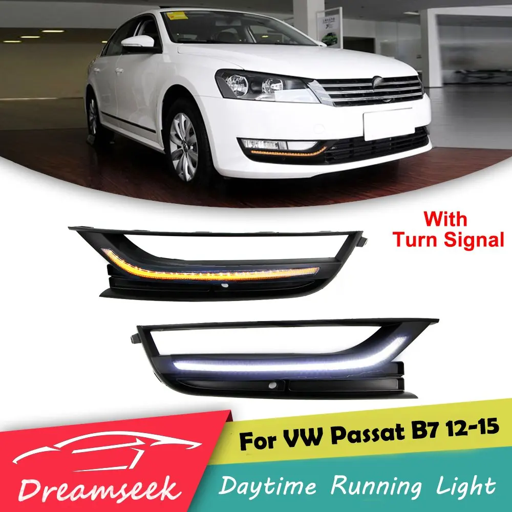 Buy LED DRL for VW Passat B7 2012 2013 2014 2015
