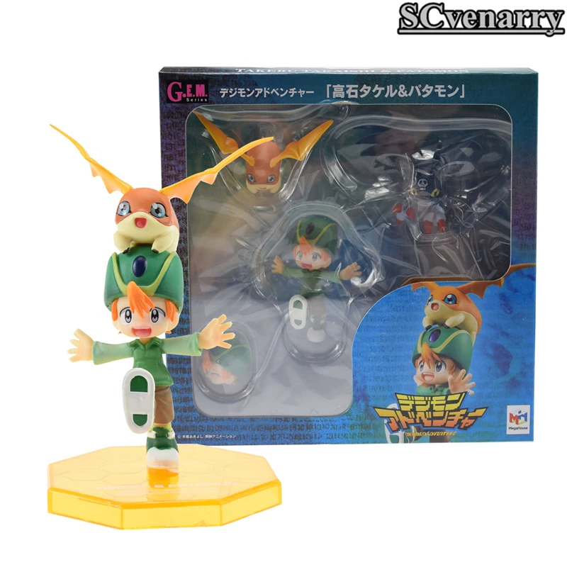 

Digimon Adventure Digital Takaishi Takeru Patamon Pico Devimon Cartoon Toy PVC Action Figure Model Doll Gift