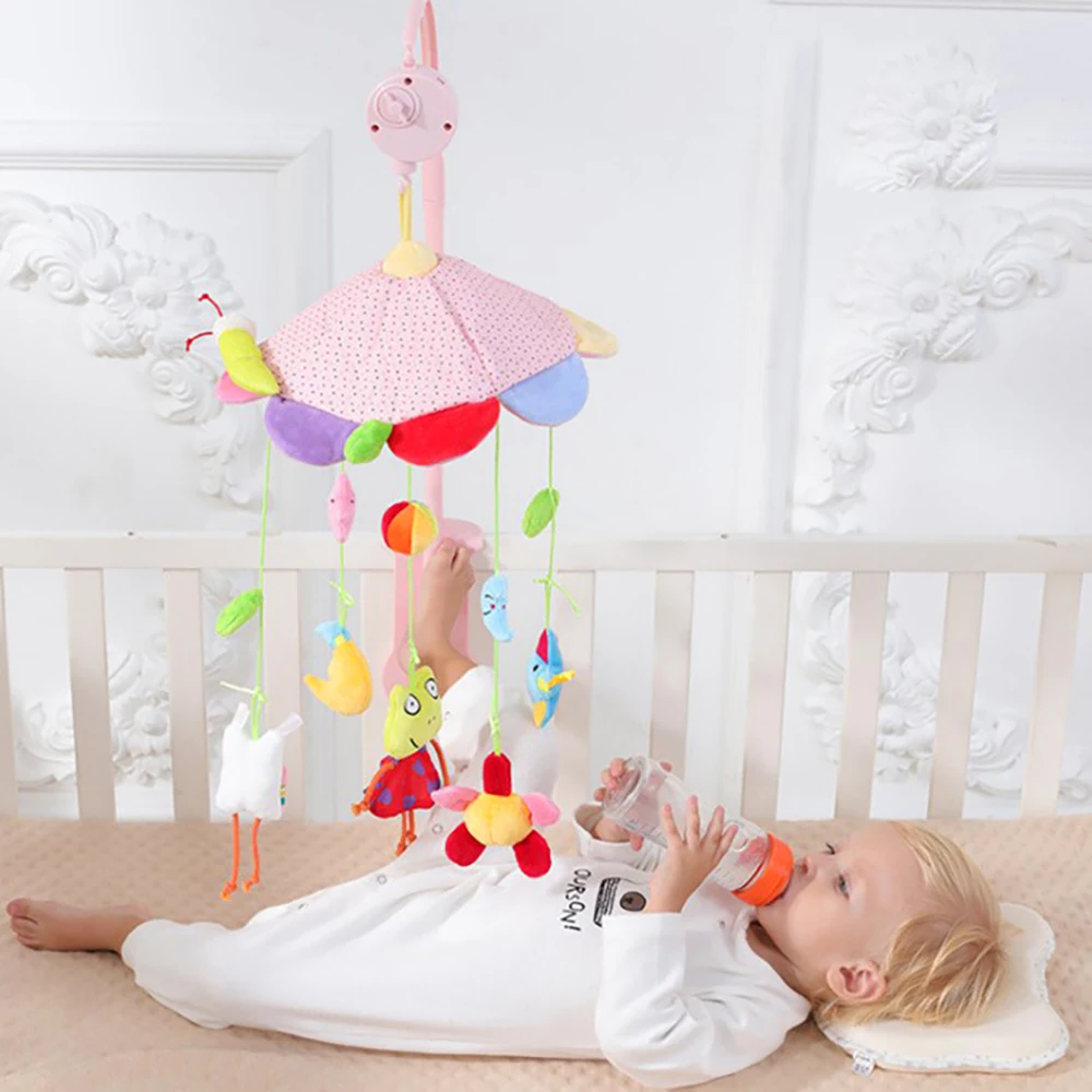 Brinquedo do Bebê Cama Sino Musical Móvel Berço Dreamful Anel Pendurado Girar Chocalho Pai Controle Remoto Brinquedo Educativo 7 chocalho pai controle remoto brinquedo educativo