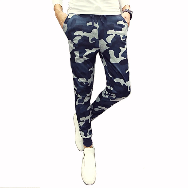 Mens Joggers Pants New Hip Hop2016 Men Pants Camouflage Pencil Pants Skinny Sweatpants Trousers Man Camo Joggers