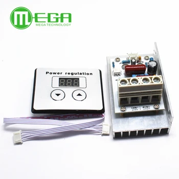 

10000W Voltage Controller SCR Digital Voltage Regulator Speed Control Dimmer Thermostat AC 220V 80A