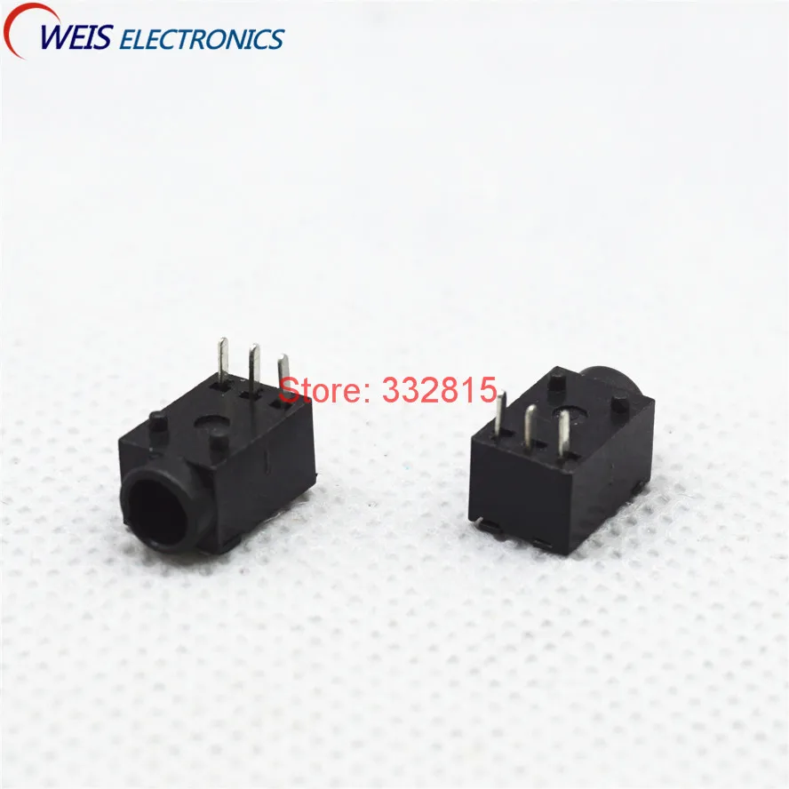 20PCS DC 003A round DC power socket DC003 3.5 1.3 MM 3.5*1.3 sockets