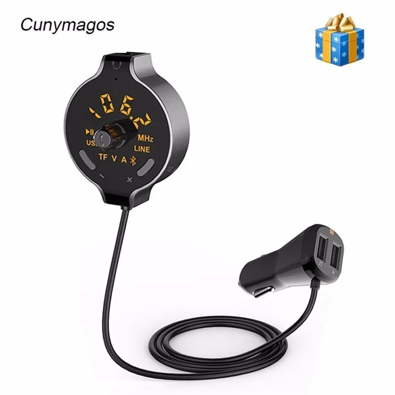 Wireless Car Bluetooth FM Transmitter Aux Car Kit Hands free Calling