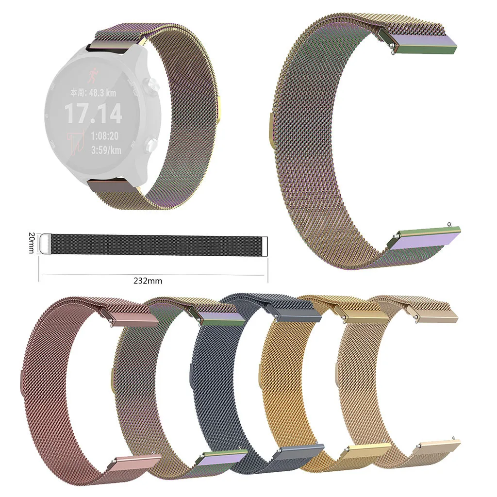 

Milanese Magnetic Loop Stainless Steel Band For Fitbit Versa Gold Watch 5.5-6.7 inch Dropshipping Wristwatches Steel metal