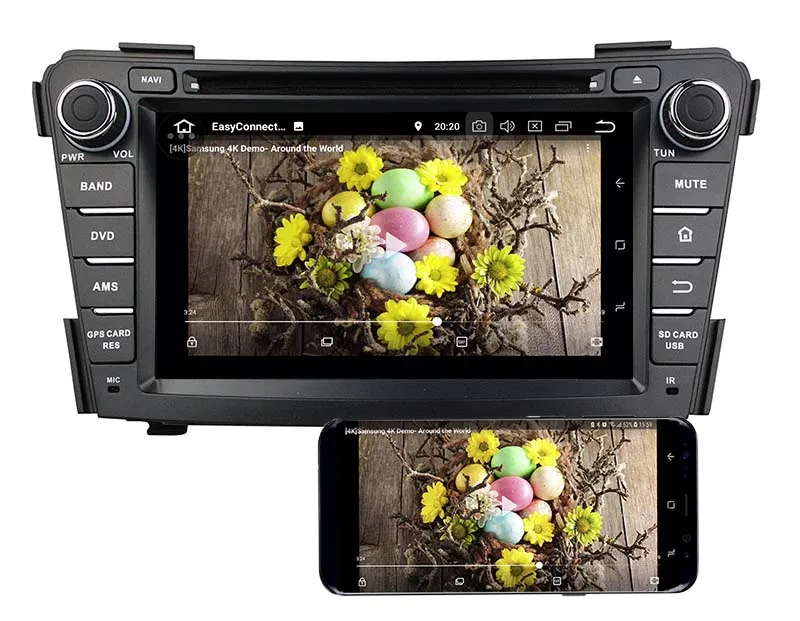 Hyundai I40 android head unit touch screen 4