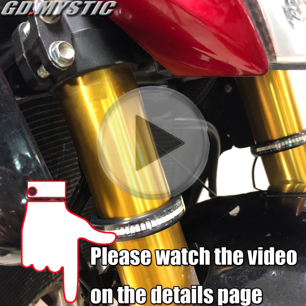 

LED Fork Turn Signal Kit Turn Signal Indicator Light For SUZUKI GSXR Msx125 Msx 125 Gsr 600/750 Gsxr 600/750/1000 Sv 650 Drz400