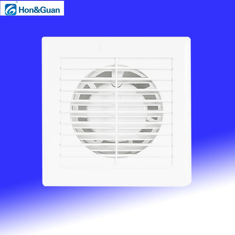 4 Inch Silent Ventilator Bathroom Exhaust Fan Ventilating Air Extractor Fan Grill for Window Wall Toilet Kitchen Mounted 220V