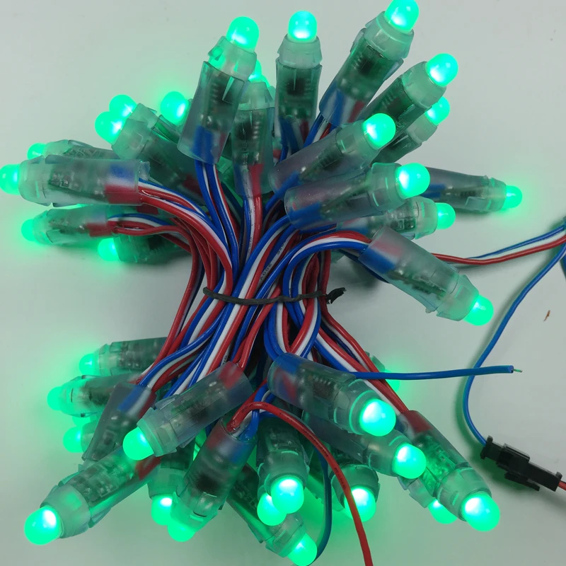 1000 шт. DC5V 12 В WS2811 IC RGB светодиодный модульная светящаяся гирлянда мм полноцветная