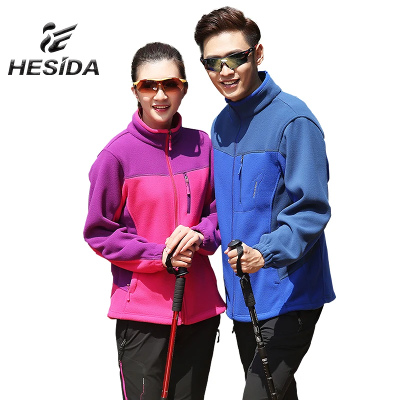 

Winter Couples Hiking Fleece Breathable Jacket Thick Antistatic Outdoor Jackets Men Camping Hunting Windproof Jaqueta Feminina