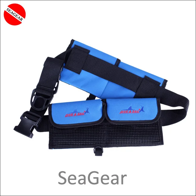 SCUBA diving weight belt freediving weight belt 4 pockets for save lead