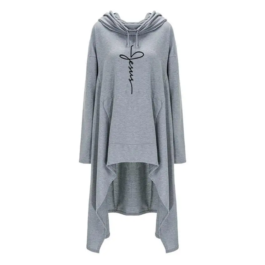 Irregular Hoodies For Women Letters Print Sweatshirts Hoodies Women Tops Kawaii Corduroy Pockets Hoody Clothings Comfortable