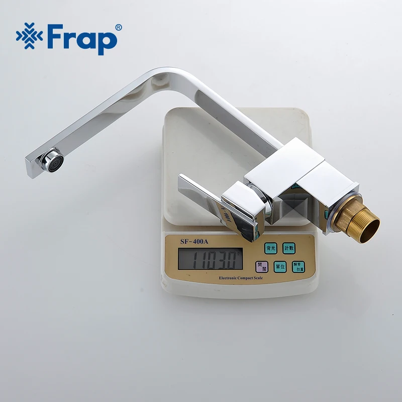  Frap Hot Sale 1 set Brass Kitchen Mixer Cold and Hot Kitchen Tap Single Hole Water Tap Kitchen Fauc - 32876258827