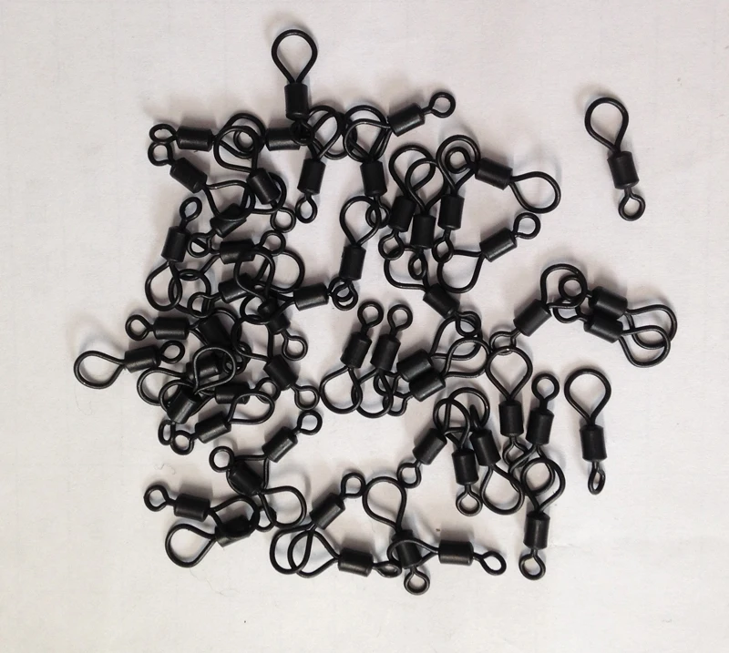 

1000 x Big / Large Eye Heli Swivels-Fits Safety Lead Clips-Carp Terminal End Tackles-Carp swivels-Fishing Swivels