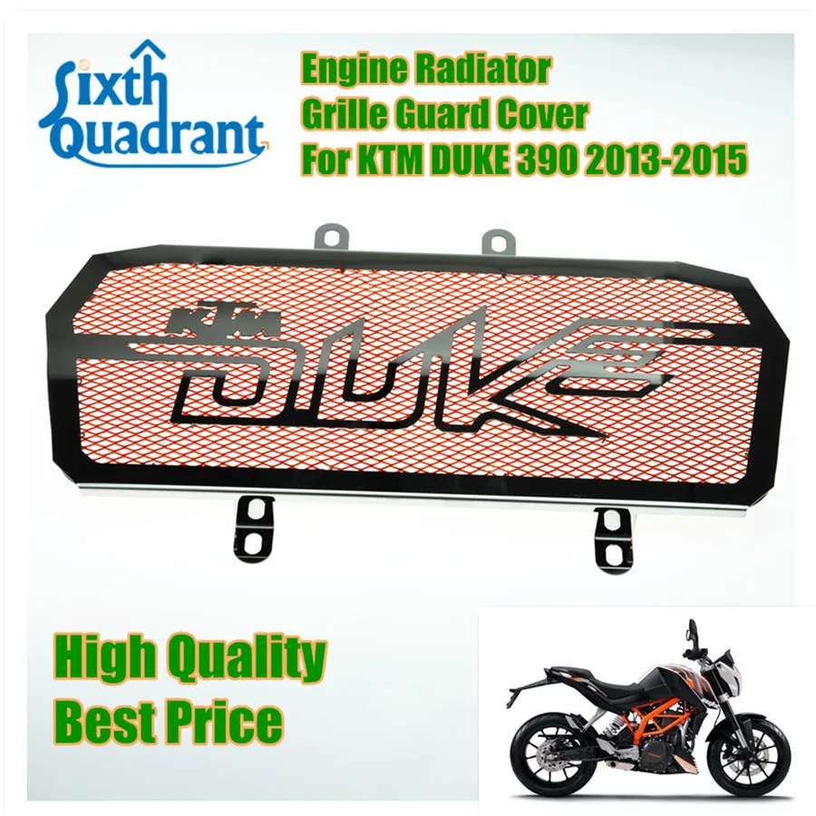 

Free Shipping Stainless Steel Mototcycle Engine Radiator Grille Guard Cover Protector For KTM DUKE 390 2013 2014 2015