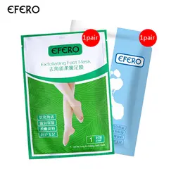 Efero 2 пары отшелушивающая маска для ног пилинг-маска для ног увлажняющие носки для педикюра удаление мертвой кожи крем для ног уход за кожей