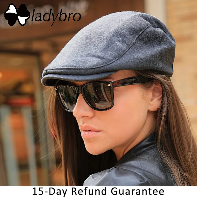 

Ladybro Women Berets Hat Autumn Winter Hat Men Painter Hat Retro Cap Female Casual Flat Visor Cap Male Casquette Gorras Femme