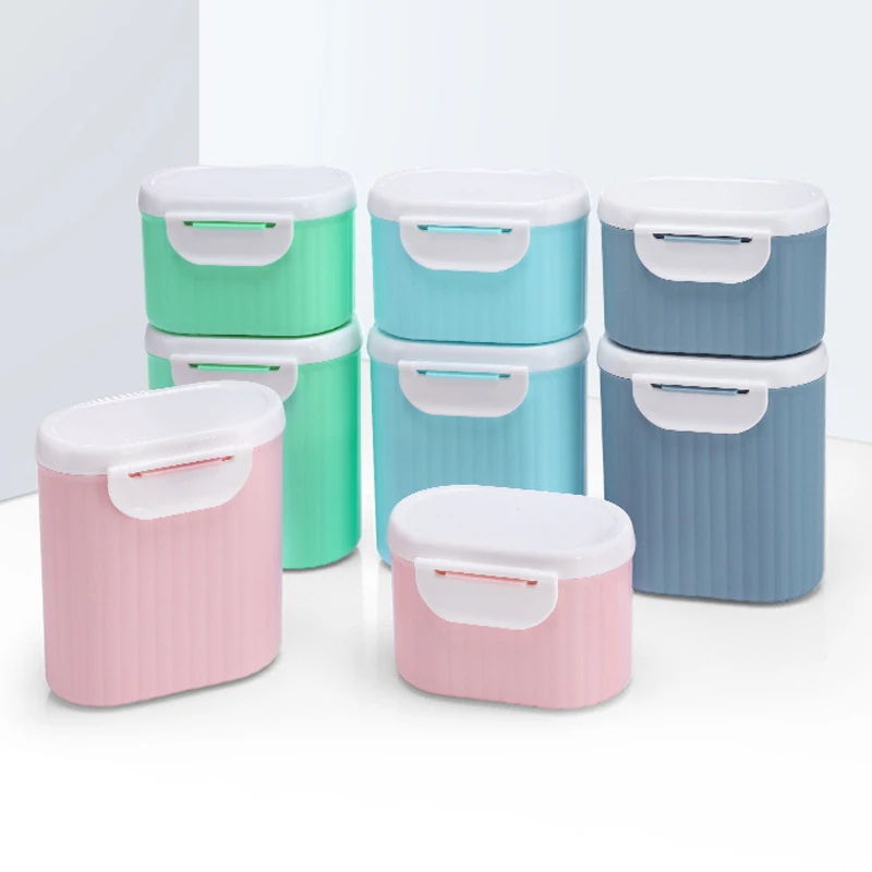 

ideacherry Baby Portable Milk Powder Box Formula Dispenser Food Container for Infant Storage Box Baby Feeding Care Travel Bottle