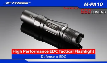 

Free Shipping 2014 Original JETBEAM M-PA10 Cree XM-L2 LED M PA10 660 lumens flashlight Compatible with 14500 AA battery