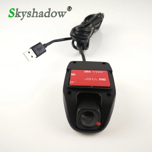 HD Night vision Car DVR camera USB port built in app Cyclic Recording ...