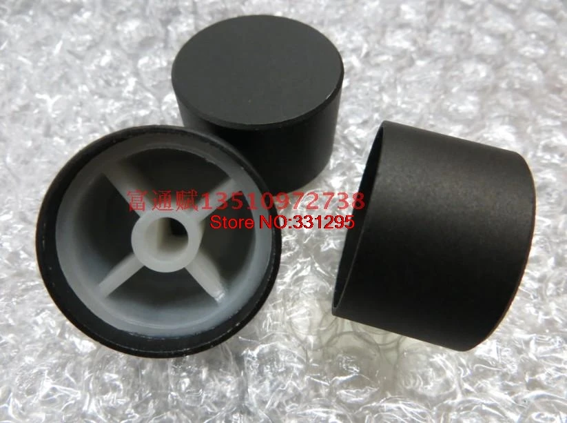 Fine workmanship aluminum alloy knob 30MM * 19MM black matte semi axis