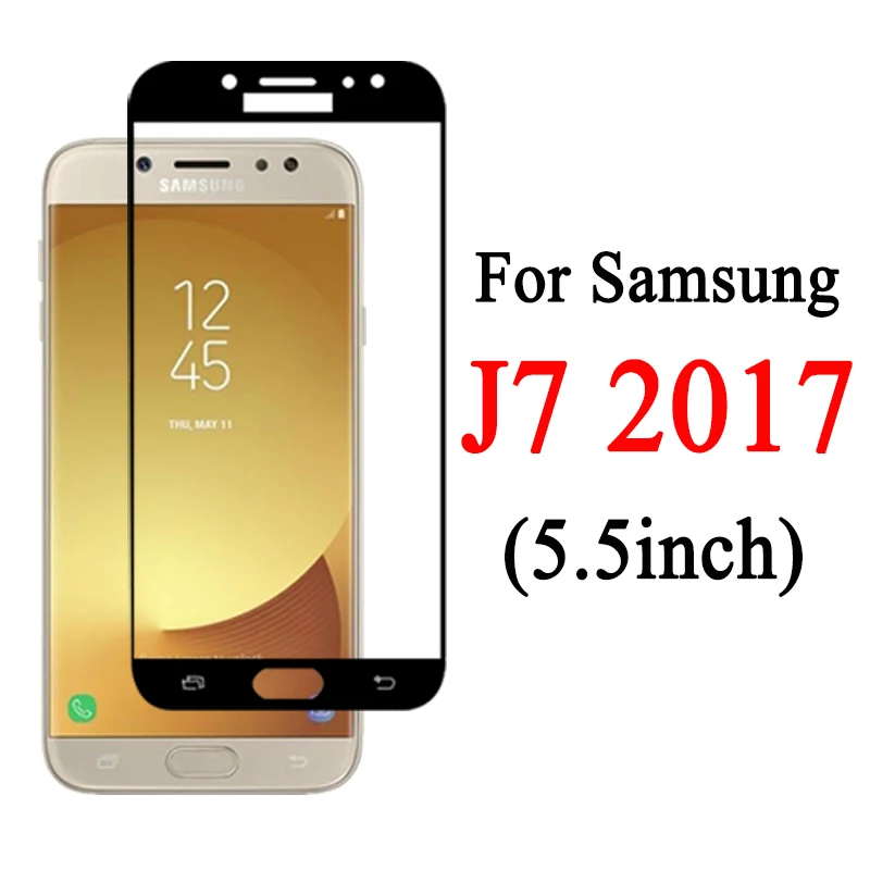 Защитное стекло для samsung galaxy j5 j7 j3, Защитная пленка для экрана samsun galax j 3 5 7 pro, защитная пленка из закаленного стекла - Цвет: For Samsung J7 2017
