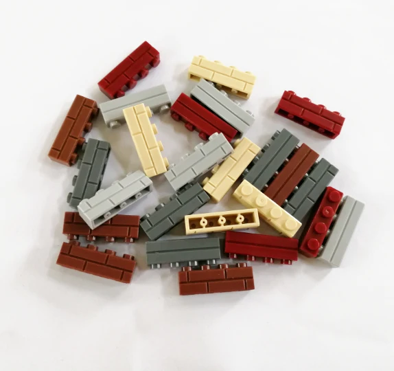 50 шт. 1x4 настенный кирпич игрушки MOC архитектурный аксессуар сделай сам