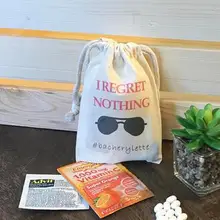 Пользовательские я не жалею ничего на день рождения свадебные любимые пакеты подружки невесты девичник похмелья восстановление выживания комплект вечерние мешки для конфет