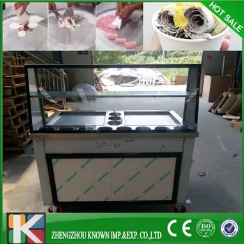 

factory direct sale thailand rolled fried ice cream machine