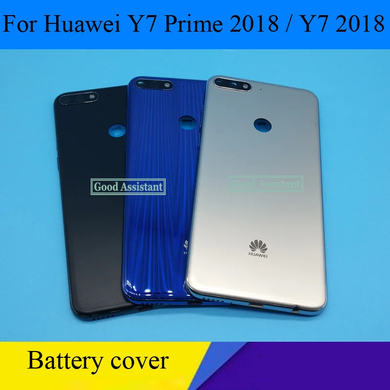 Для huawei Y7 /Y7 Pro/Y7 Prime лицевая пластина для ЖК-дисплея рамка Передняя средняя рамка Корпус Батарейная дверь задняя крышка Корпус чехол