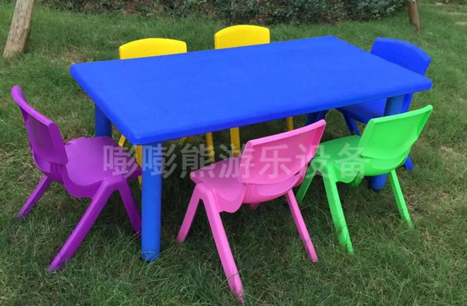 120*60 см Прочный 6 луч детский стол регулируемая высота детский сад стол