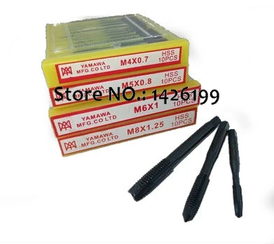 

10PCS Free shipping YAMAWA M4.0*0.7 nitride screw tap straight slot machine with special stainless steel tap