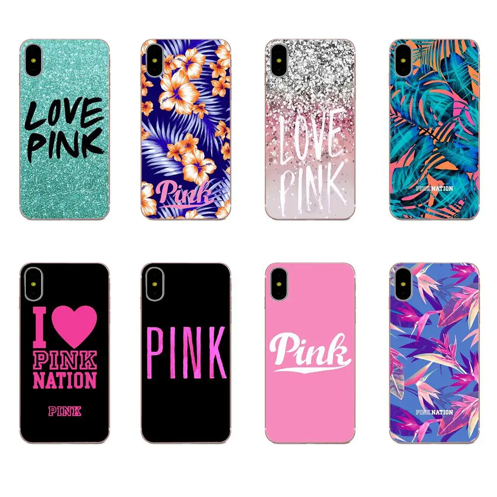 

TPU Print Phone Victoria Secret Love Pink For LG G4 G5 G6 K4 K7 K8 K10 2017 V10 V20 V30 Stylus Nexus 5 5X G2 G3 mini spirit