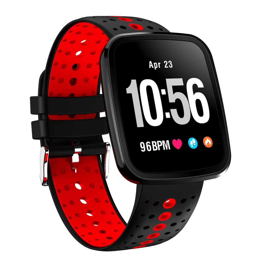 

OGEDA Heart Rate Monitor Color OLED Sports Men Smart Watch Intelligent Fitness Tracker Smart Wristband Bracelet for Android IOS
