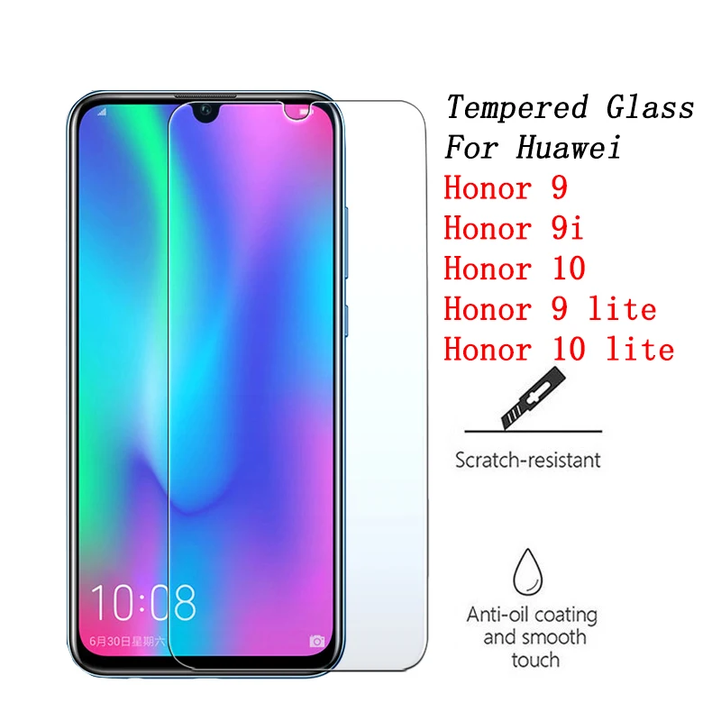 Закаленное стекло для huawei Honor 10 lite защитное стекло пленка для Honor 9 lite защитная пленка glas 10 lite 9 lite СВЕТ