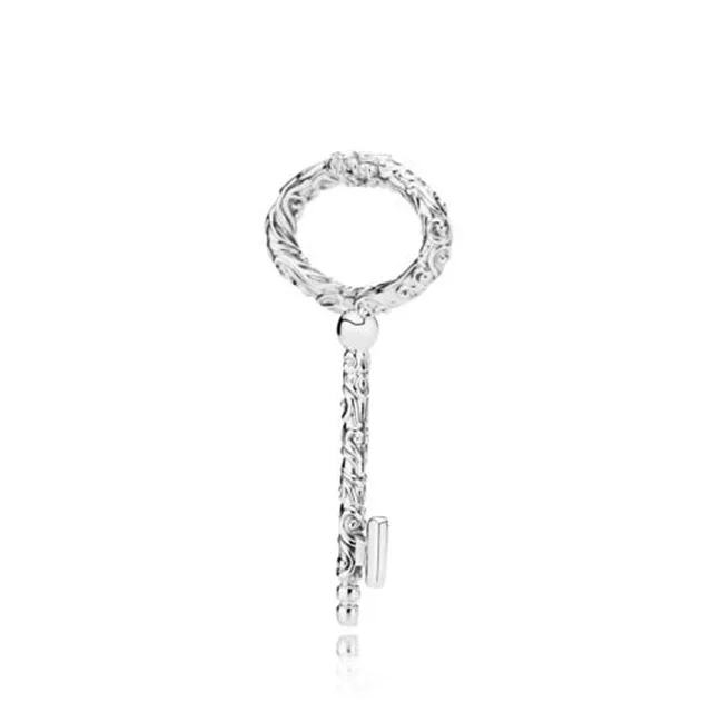

Kristie 100% 925 sterling silver new 1:1 rose gold emperor key necklace pendant support wholesale free package