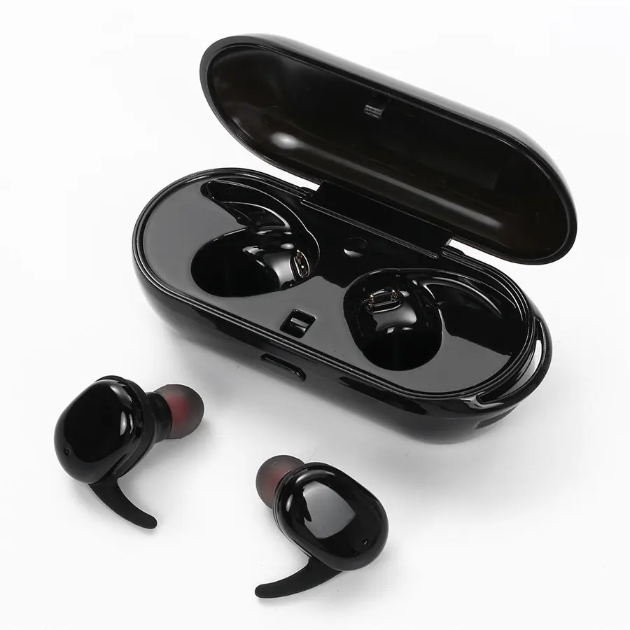 

Newest TWINS Touch Control Wireless Bluetooh Earphones with Power Storage Box for Sports for Business Mini Earpieces