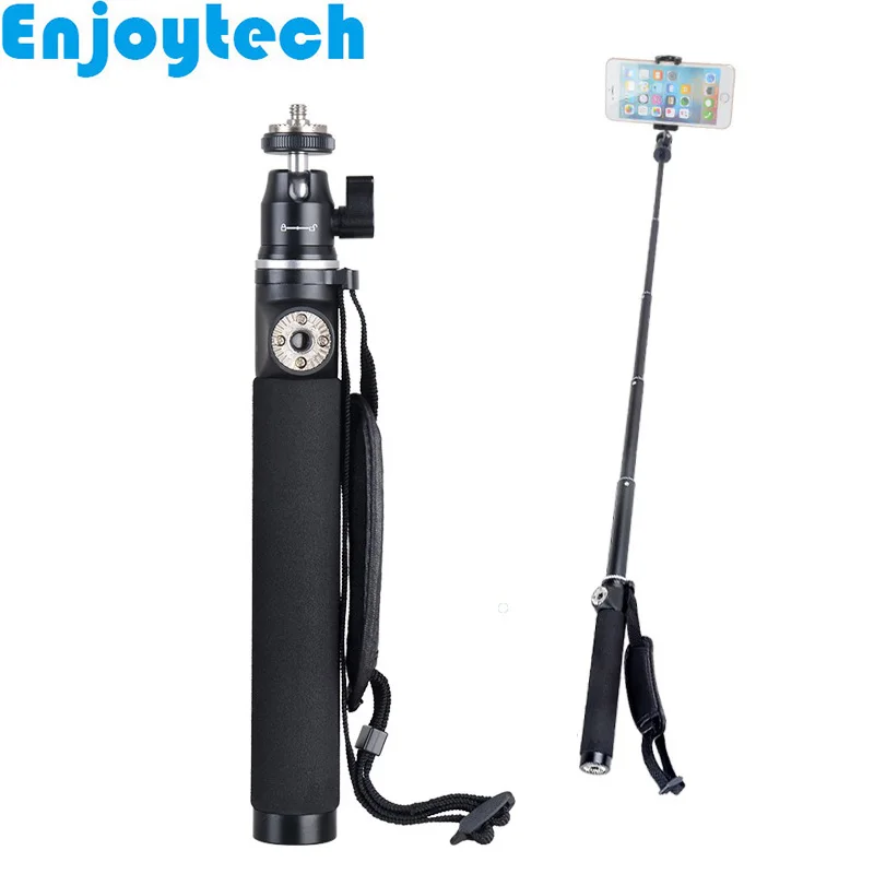 

Селфи-палка из алюминиевого сплава для экшн-Камеры Gopro Hero монопод с держателем для IPhone Xiaomi Huawei Samsung Android смартфон