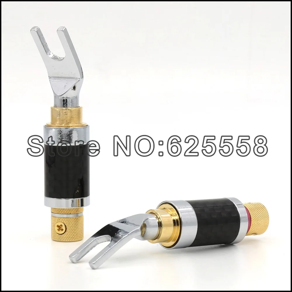 Audio Spade Carboner Fiber Connector 4pieces sonarquest Carbon Fiber Y