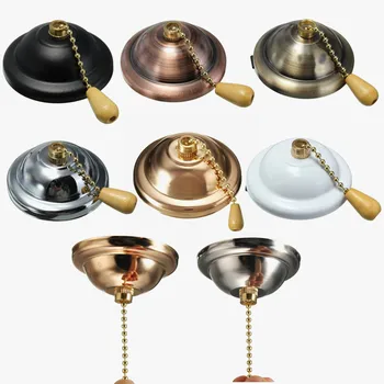 

Smuxi Universal Ceiling Pendant Fan Light Wall light Replacement Ceiling Pull Chain Switch Socket Lamp Holder 3A AC125-250V