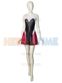 

2018 NEW Gwen Stacy Spiderman Cosplay costume Spandex spider-man Dress