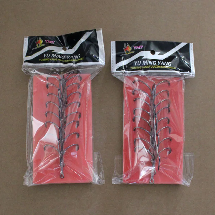 10pcs/lot High Carbon Steel Fishhook Super Sharpped No barbs Anchor Hook Sea Fishing Hooks Large Treble Hook Carp Fishing