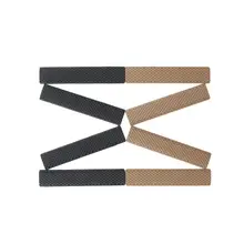 Magorui Keymod панель ключ мод рельсы Чехлы резиновая текстурированная мягкая противоскользящая 6,25 ''Упаковка из 4