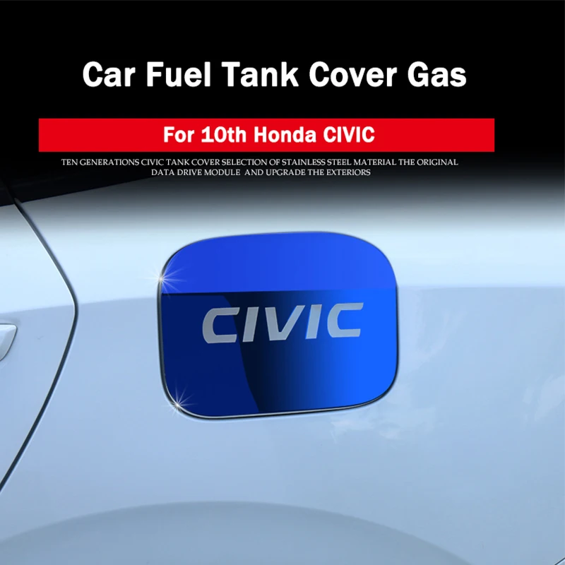 Car Styling Car Fuel Tank Cover Gas/Oil Tank Cap Cover Trim Sticker For